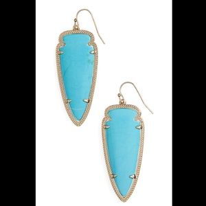 Kendra Scott Turquoise Skylar Earrings